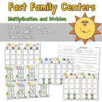 Fact Family Centers for Multiplication and Division
