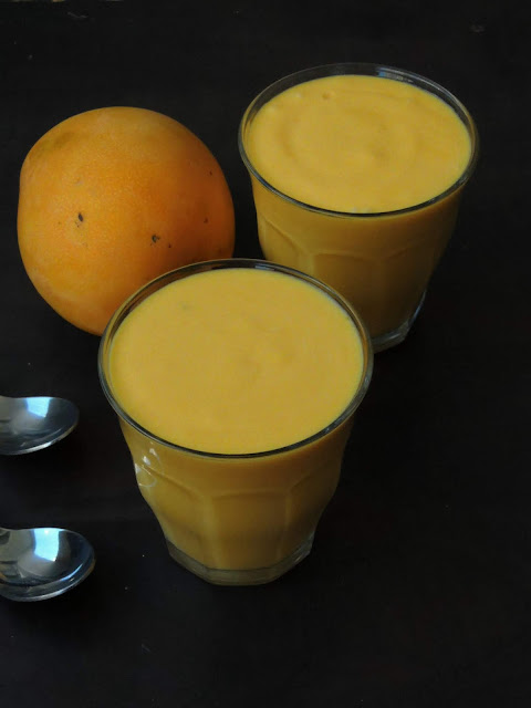 Eggless mango mousse 