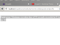 Mengatasi Error Pada Saat Instalasi Drupal 8