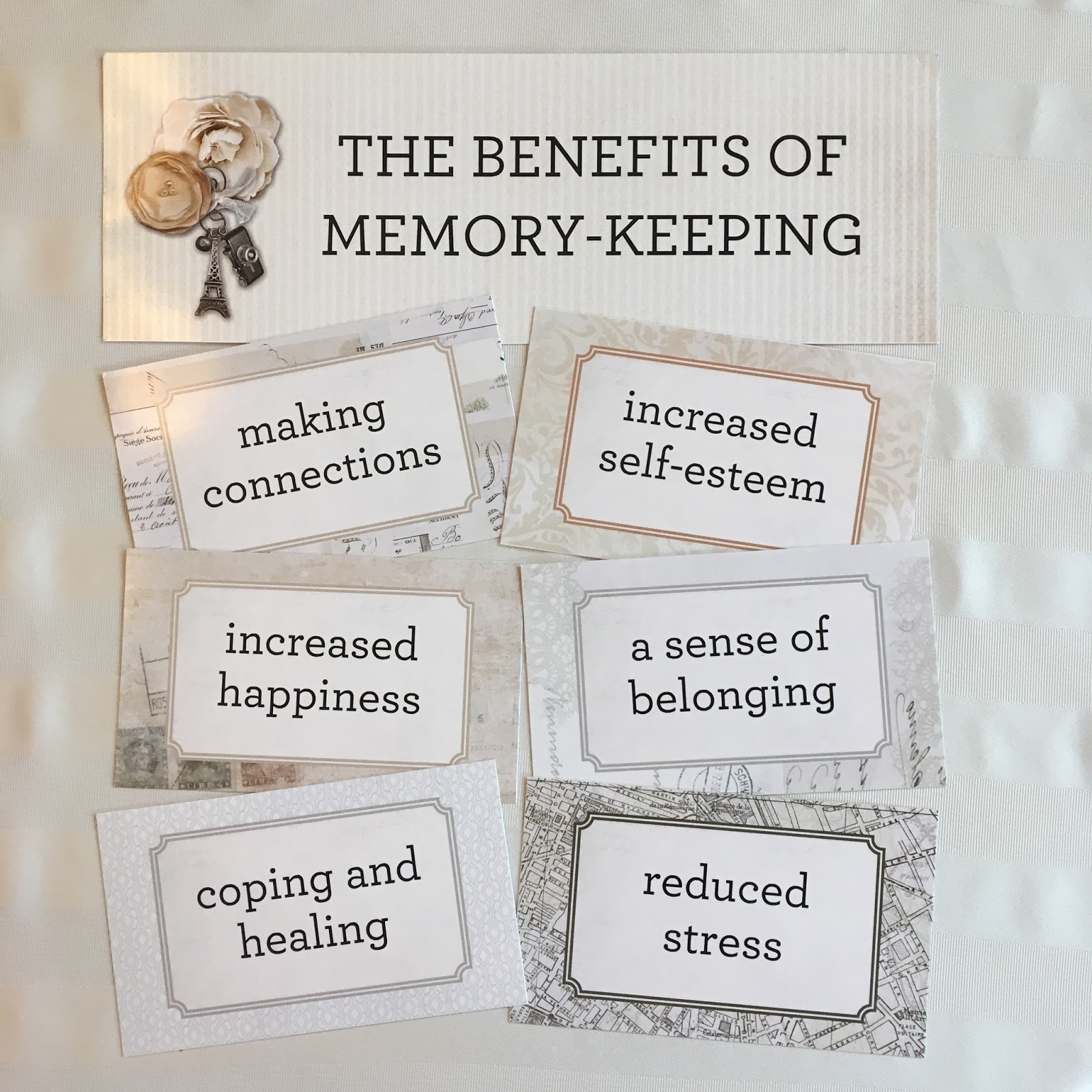 Photo & Story Treasures Benefits of MemoryKeeping