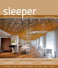 Sleeper. Hotel design, Development & Architecture 48 - May & June 2013 | ISSN 1476-4075 | TRUE PDF | Bimestrale | Professionisti | Alberghi | Design | Architettura
Sleeper is the international magazine for hotel design, development and architecture.
Published six times per year, Sleeper features unrivalled coverage of the latest projects, products, practices and people shaping the industry. Its core circulation encompasses all those involved in the creation of new hotels, from owners, operators, developers and investors to interior designers, architects, procurement companies and hotel groups.
Our portfolio comprises a beautifully presented magazine as well as industry-leading events including the prestigious European Hotel Design Awards – established as Europe’s premier celebration of hotel design and architecture – and the Asia Hotel Design Awards, set to launch in Singapore in March 2015. Sleeper is also the organiser of Sleepover, an innovative networking event for hotel innovators.
Sleeper is the only media brand to reach all the individuals and disciplines throughout the supply chain involved in the delivery of new hotel projects worldwide. As such, it is the perfect partner for brands looking to target the multi-billion pound hotel sector with design-led products and services.