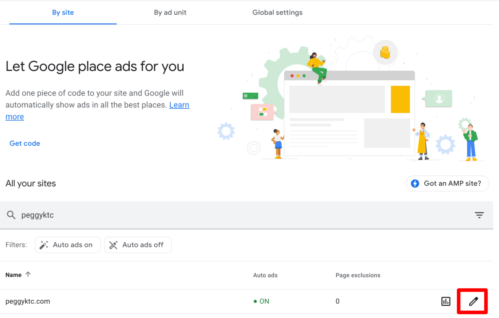 Manage AdSense ads on wider screens