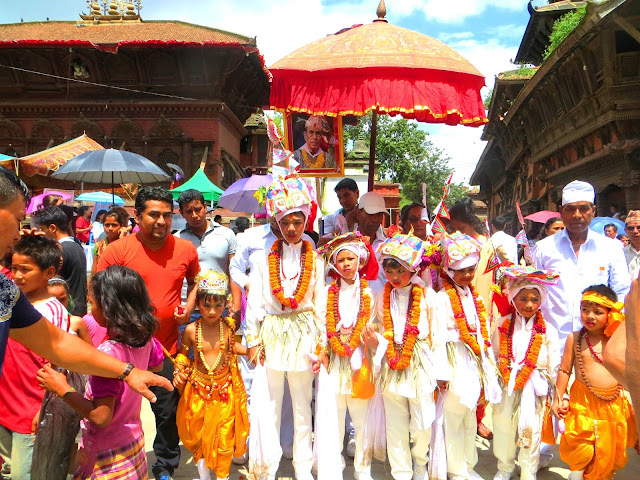 God of death festival Gaijatra-Nepal