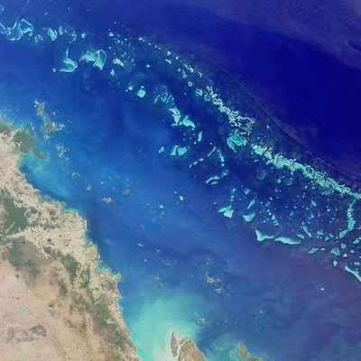 Great Barrier Reef satellite image
