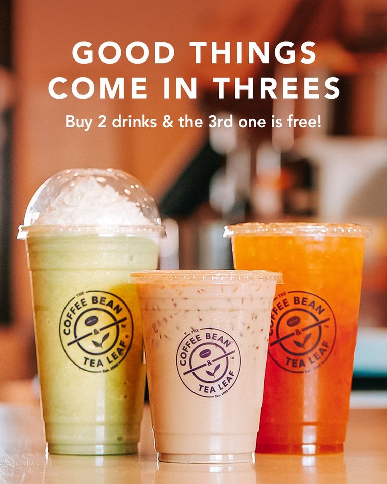 Manila Shopper: Coffee Bean & Tea Leaf: Good Things come in Threes