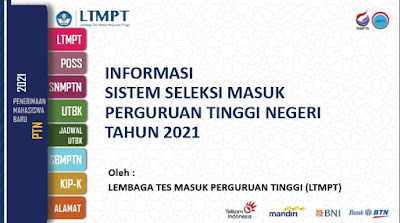 Informasi Sistem Seleksi Masuk Perguruan Tinggi Negeri Tahun 2021