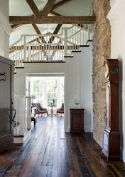farmhouse american donald entry modern beams interior rustic lococo hallway architects living wood stone chic stairs tour country built architecture