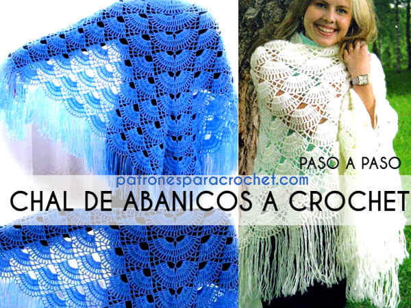 Patrones Chal a Crochet Paso a Paso