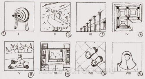 Contoh mengerjakan tes wartegg/ gambar 3