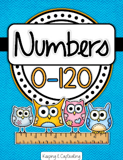 Number Posters 0-120, Number Posters, Number Signs
