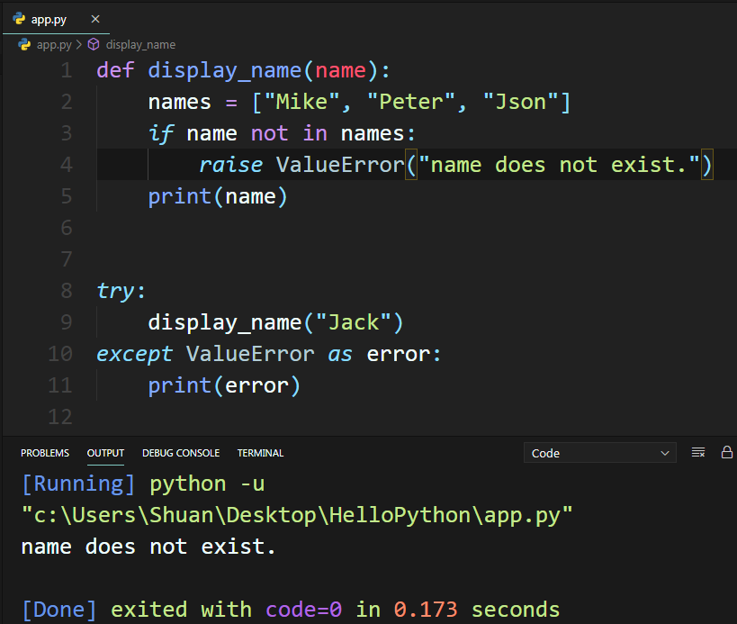 [Python教學]掌握重要的Python例外處理機制