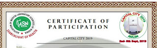 AMLSN Capital City 2019 certificate