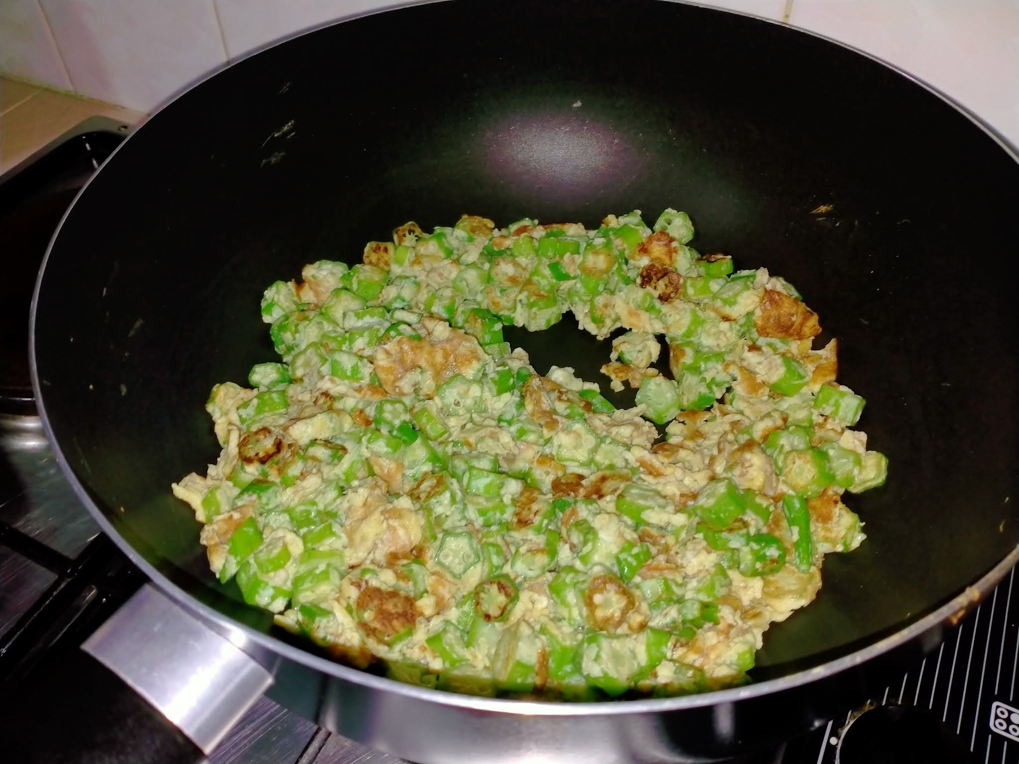 Cooking Pleasure FRIED OKRA WITH EGGS