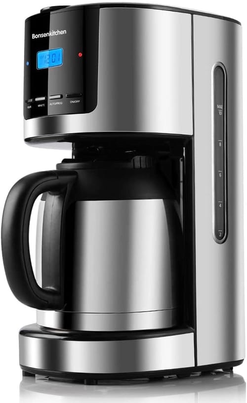 Review Bonsenkitchen Programmable Thermal Coffee Machine