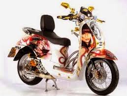 100+1 GAYA MODIFIKASI MOTOR SCOOPY