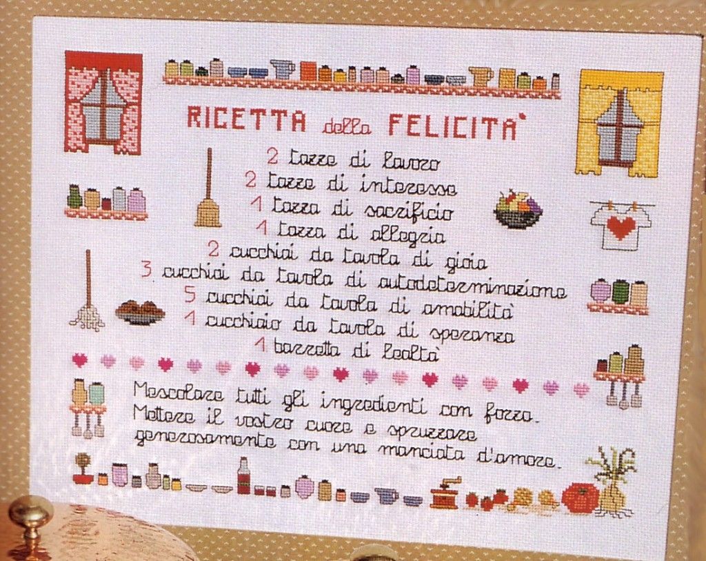 Lo Scaffale Di Lucia Ricetta Della Felicita