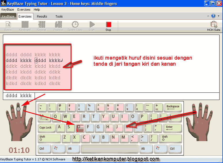 Belajar mengetik menggunakan 10 jari dengan mudah Tes Template Belajar mengetik menggunakan 10 jari dengan mudah Tes Template