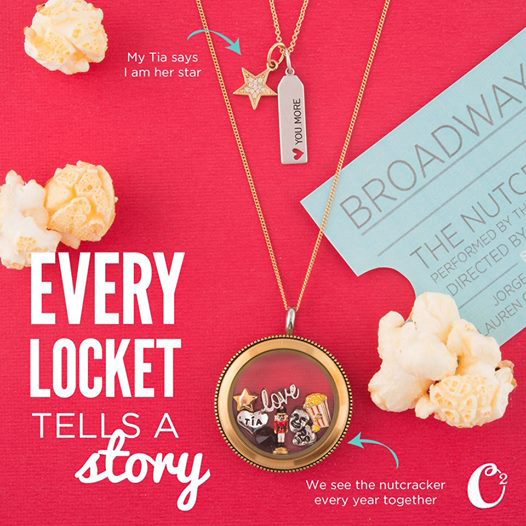I Love the Theater Origami Owl Living Locket | Shop StoriedCharms.com
