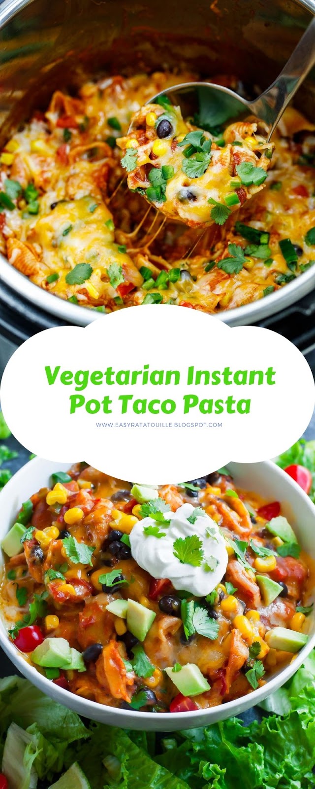 Vegetarian Instant Pot Taco Pasta