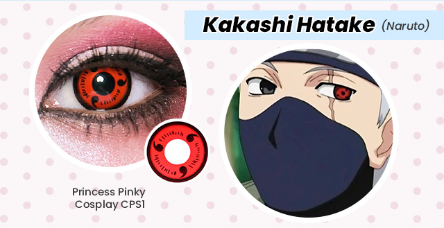 colored contacts for Kakashi Hatake cosplay