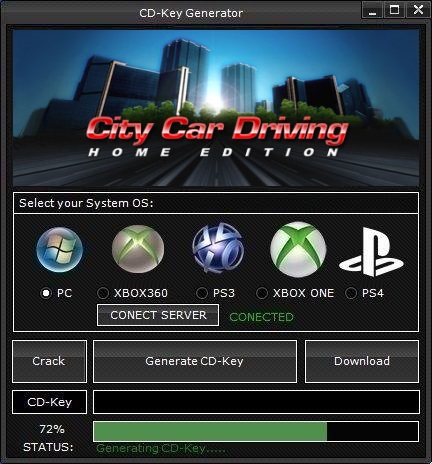 City Car Driving Simulator Key Generator