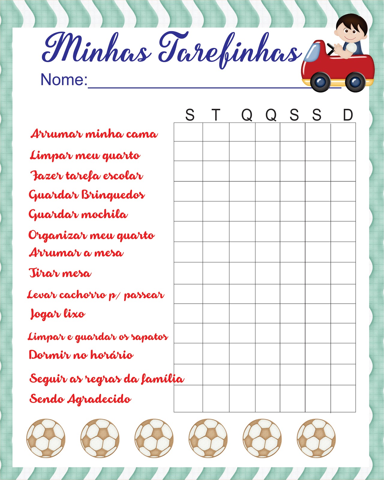 Quadros de Tarefa Graça Layouts Design