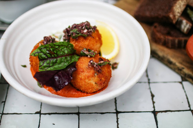 Goats Cheese Arancini Balls The Potting Shed