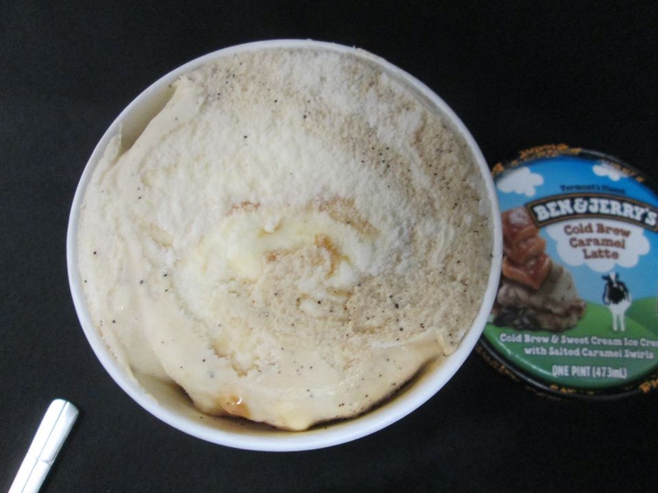 David's Ice Cream Reviews Ben & Jerry Cold Brew Caramel Latte (711
