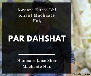 Awaara-Kutte-Bhi-Khauf-Machaate-Hai - Attitude-Shayari