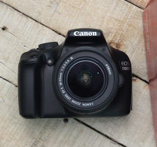 Kamera DSLR Canon 1100D Fullset Di Malang