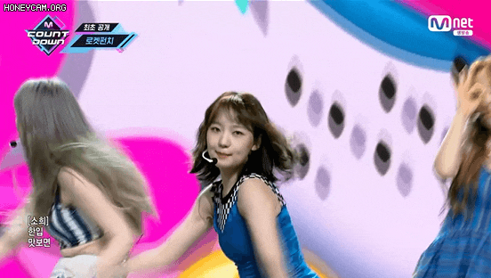 지난주 컴백한 로켓펀치 JUICY 엠카 움짤 .gif | 인스티즈