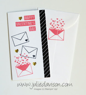 Stampin' Up! Paper Pumpkin January 2018 Heartfelt Love Notes Alternative Projects ~ www.juliedavison.com #redboxchallenge