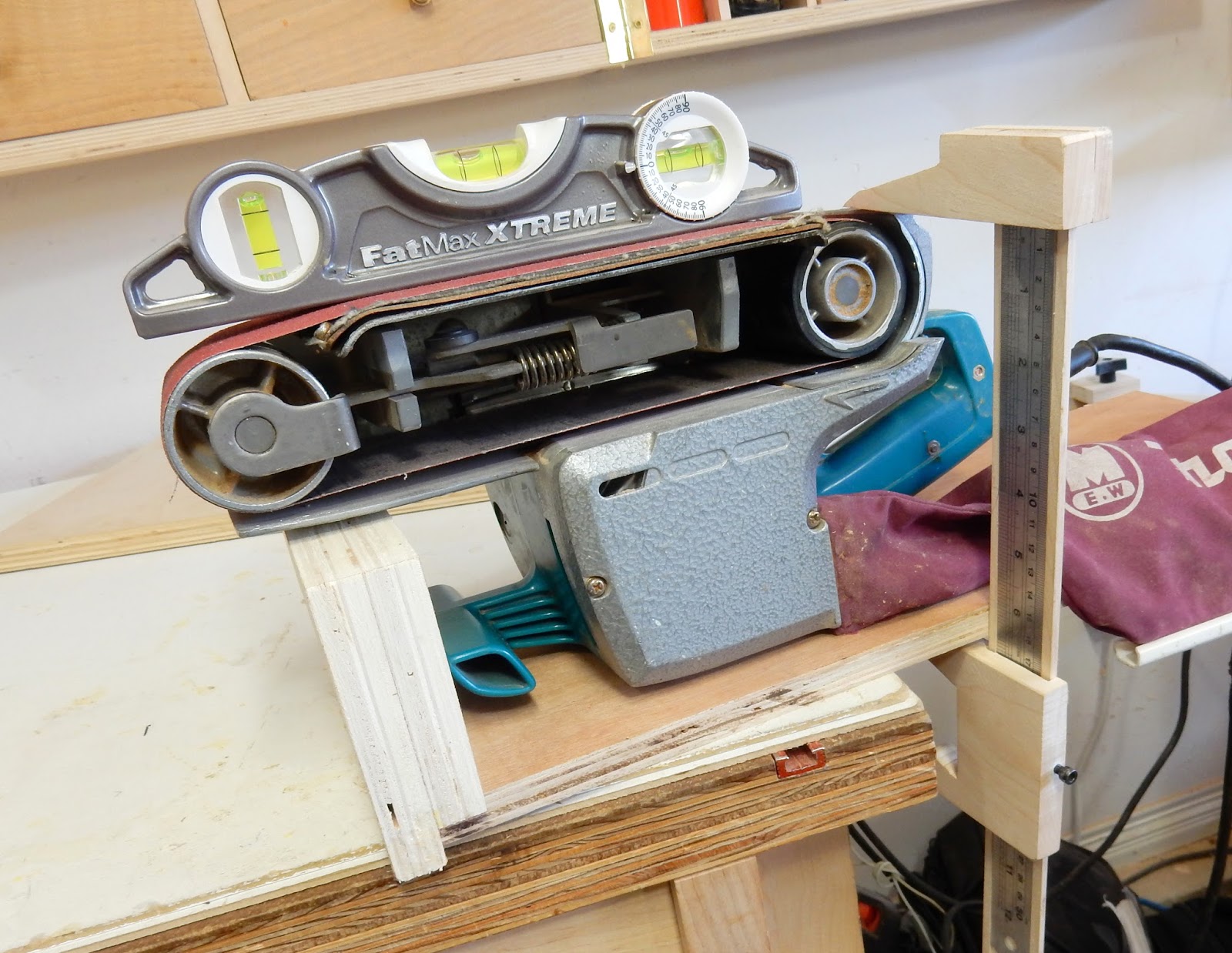 Jax Design Belt Sander Stand Can Sit In 3 Positions