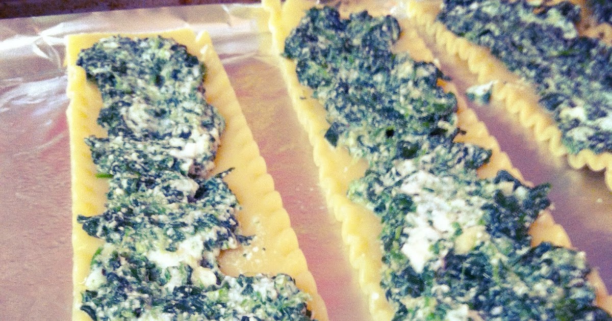 Skinny Muffin: Spinach Lasagna Roll Ups