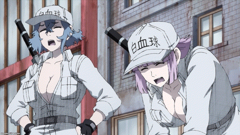 Joeschmo's Gears and Grounds: Hataraku Saibou Black - Episode 2 - White  Blood Cell 8787 Sizes Up Red Blood Cell