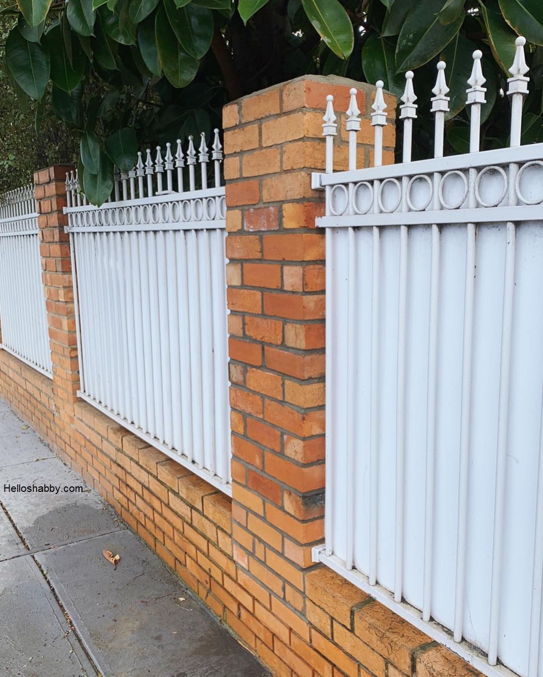 Kumpulan Inspirasi Pagar Rumah dengan Bata Ekspose ~ HelloShabby.com