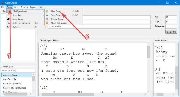 Cancionero digital OpenChords