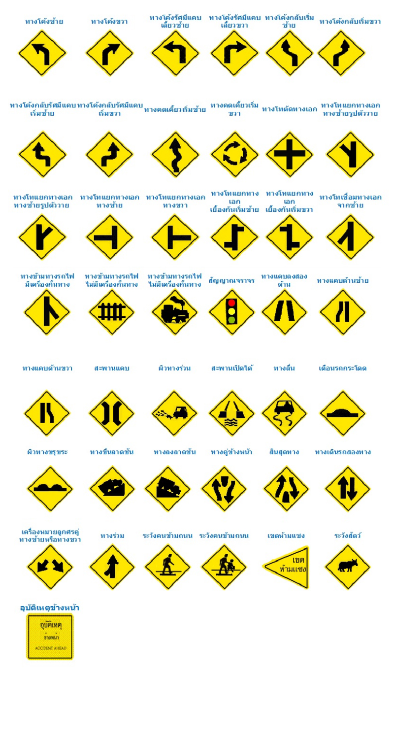 เครื่องหมายจราจร ป้ายจราจรที่คนใช้ถนนควรรู้!!! | By WWW.ข้อสอบ-ใบขับขี่.COM เครื่องหมายจราจร ป้ายจราจรที่คนใช้ถนนควรรู้!!! | By Www.ข้อสอบ-ใบขับขี่.Com