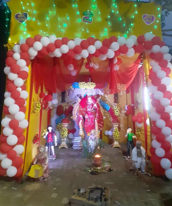 Saraswati Puja Agriculture Theme