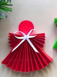 Aprenda Fazer um Anjinho Em Papel Para Decoração de Natal: Origami - Ver e  Fazer