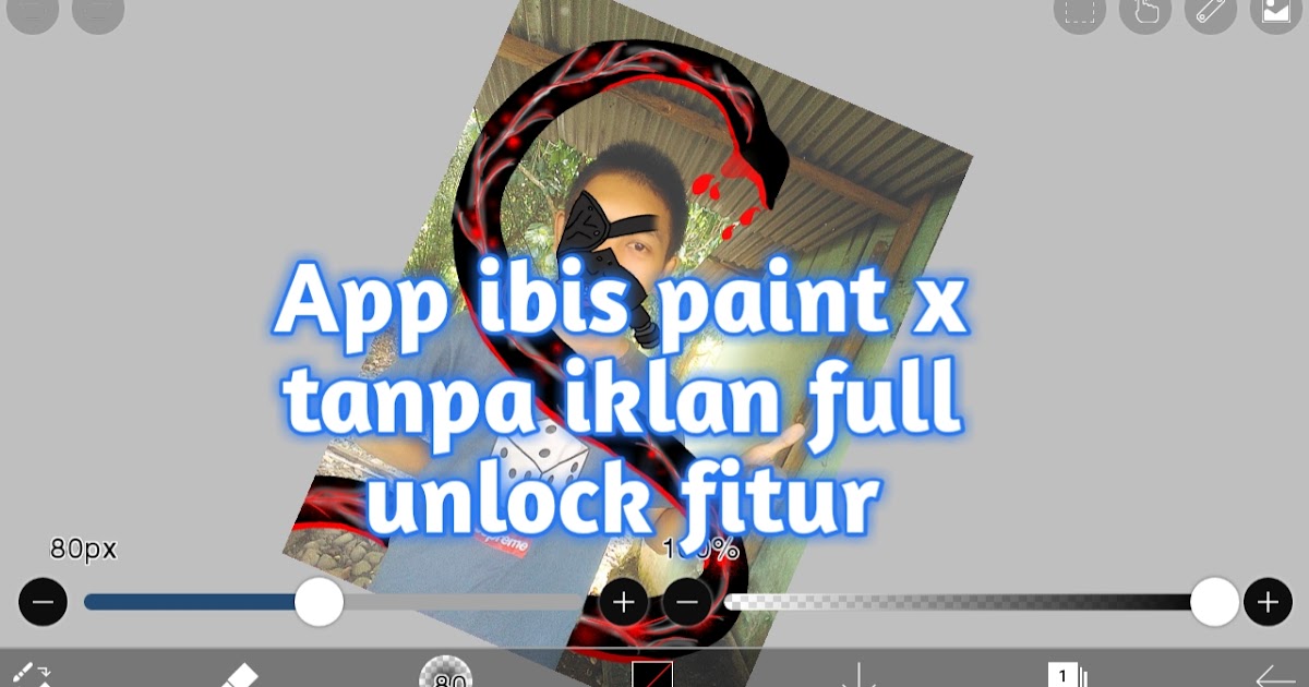 Aplikasi edit foto Ibis Paint premium mod no ads Ryan