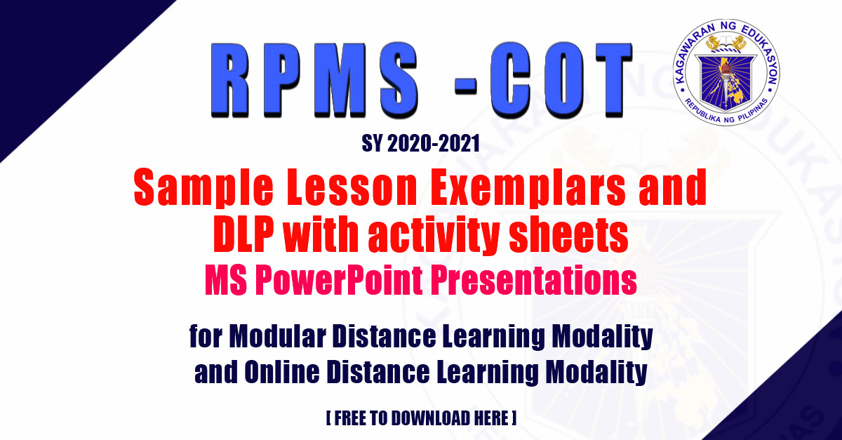 Cot Rpms Rubrics