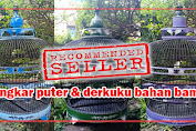 Sangkar puter dan derkuku bahan bambu premium harga murah