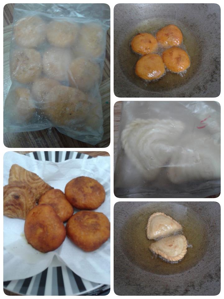 cucur badak frozen ubi oren sepeket 10 biji (RM 5.00)