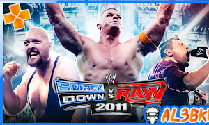 تحميل لعبة WWE SMACKDOWN VS RAW 2011  لمحاكي  ppsspp