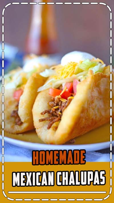 If you like Taco Bell's Chalupas you will love this Homemade Chalupas Recipe that you can make at home! The bread is easy to make and fill with whatever you want!