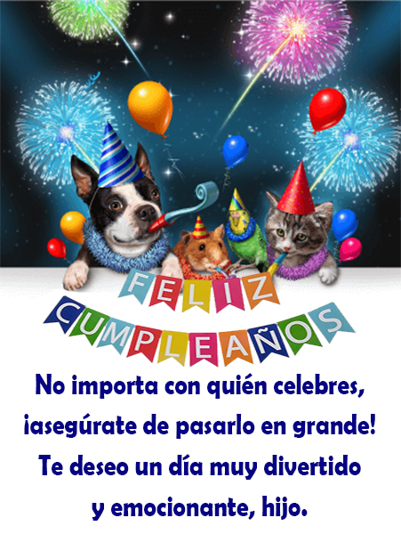 Tarjetas con animales para felicitar