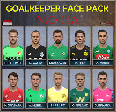 Pes 2017 Goal Keeper Facepack By Mo Ha Pes Id Download Gratis Patch Pes Terbaru Dan Terupdate