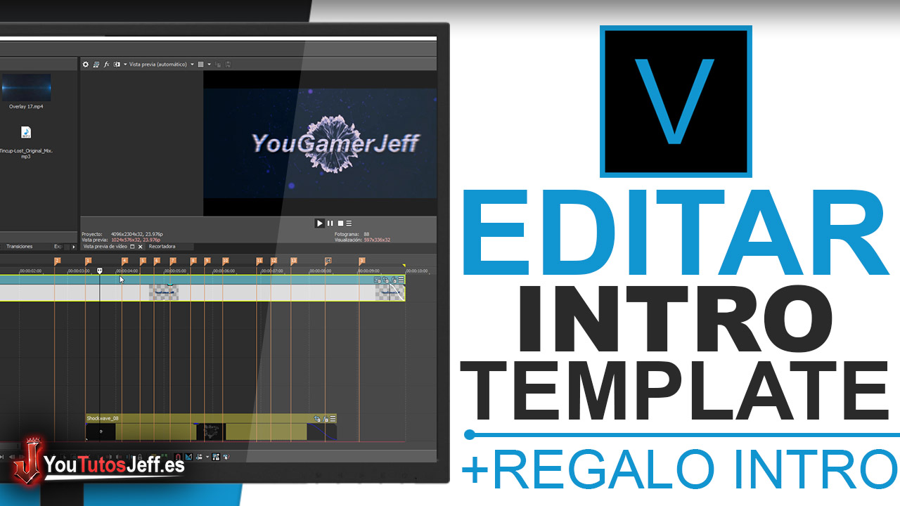 Como Editar una Intro con Sony Vegas Pro 15 - Editar Sony Vegas Pro