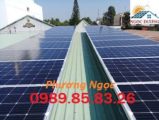 Điện mặt trời hòa lưới 3 pha, hệ thống điện mặt trời 3 pha 10KW, điện áp mái 10kW